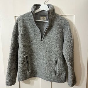 Marine Layer Sherpa Corbet in Grey - Size M